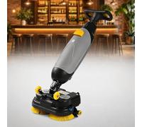 Fregadora De Baldosas, Máquina Fregadora De Suelos Con Cepillos 36 V Gray | Frega Lava Seca, 43 Cm De Ancho, 180 Rpm, Autonomía 90 Min, Doble Cepillo, Cabezal 360°, Doble Depósito