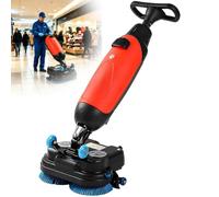 Fregadora De Pisos Comercial Portátil, Máquina De Limpieza Mini, Doble Depósito De Agua 4,5 L + 7,5 L, Autonomía 120 Min, para Residencias De Ancianos, Clínicas Dentales