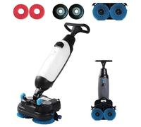 Fregadora-Secadora De Suelos Profesional, Con Recorrido De Limpieza De 43 Cm, Pulidora Y Limpia Suelos Multifunción, 240 RPM, Limpieza Profunda For Baldosas Y Suelos De Madera(Bianco)