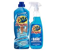 Fregasuelos desinfectante 1l + Baño 750 ml Las 3 brujas