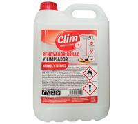 Fregasuelos y renovador de brillo para suelos de mármol y terrazo Clim Profesional. Garrafa de 5L