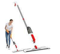 Fregona con Pulverizador,Limpiador De Suelos A Vapor para Hogar | Mopa De Spray Rotativa De Alta Cobertura para Salón, Hogar, Dormitorio Y Baño