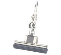 Fregona de Esponja con Rodillo Multifuncional, Súper Absorbente, Mango Largo Telescópico Extensible para Baño y Cocina