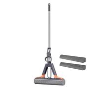 Fregona De Esponja - Eliminación De Manchas De Alta Resistencia,Fregona para Limpieza De Suelos con Exprimidor | para La Cocina, La Sala De Estar, El Baño, El Dormitorio, Comedor Y La Residencia