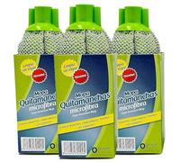 Fregona de Microfibra Especial Malla Quitamanchas 3 uds. Todo Tipo de Suelos. No Raya ni Daña Parquet, Mármol o Cerámico.