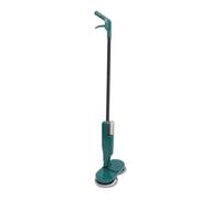 Fregona Eléctrica Recargable Giratoria con Depósito de Agua Verde S5 | Limpieza Doméstica sin Cable, Cabezal de Fregado Rotatorio, para Madera y Superficies Duras, Plástico