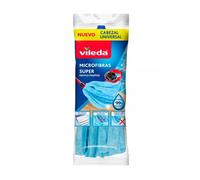 Vileda Fregona de suelo Microfibra 167433 Tiras Super Azul