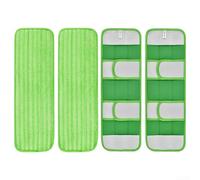Fregonas de microfibra reutilizables para Swiffer Sweeper XL, 12 mm de grosor, absorbentes para limpieza en húmedo y seco, lavables hasta 100 veces, para baldosas de madera, laminado, verde, 2