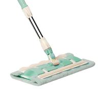 Fregonas Planas - Limpiador de Suelos 38x15x95cm | Fregona De Cabeza Plana Giratoria De 360 Grados, Fregadora De Limpieza Rápida con Mango Telescópico, 7 Almohadillas para Uso Comercial En El Hoga