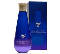 frei öl Aceite Ultrabrillante Midnight Sky con elegante fragancia: para rostro y cuerpo para una piel más brillante y visiblemente más suave, vitamina E y aceite de jojoba, vegano y dermatológicamente
