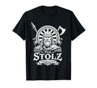 Frei Stolz Unbeugsam Germanen Krieger Alemania Motiv Camiseta