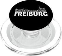 Freiburg Alemania Ciudad Skyline Silueta Esquema Bosquejo PopSockets PopGrip para MagSafe