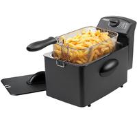 Freidora 4L 2000W (Negra/Acero Inoxidable) - PRINCESS