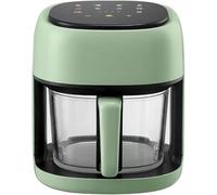 Freidora Aire 4,5L sin Aceite con Ventana de Vidrio 360°, Air Fryer multifunción 1350W con Control táctil y Temperatura Ajustable para Cocina Saludable,One Size,A