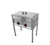 Freidora comercial con cesta, restaurante o freidora eléctrica doméstica, de escritorio acero inoxidable desmontable gran capacidad Calentamiento RáPido(A)