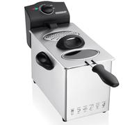 Freidora de aceite, acero inoxidable, 3L