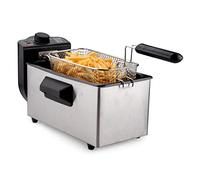 Freidora de aceite Alpina 3L 2000W negro/plata
