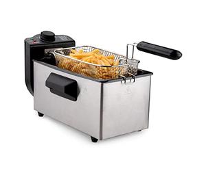 Freidora de aceite Alpina 3L 2000W negro/plata