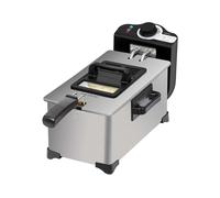 Freidora tradicional Cecotec CleanFry 3 L Inox 3L 2000W con filtro OilCleaner y tapa antiolores