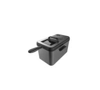 Cecotec Freidora de Aceite de 4,2 Litros Cleanfry Luxury 4000 Dark. 3270 W, Acero Inoxidable Tintado en Negro, 5 Programas Preestablecidos, Filtro OilCleaner