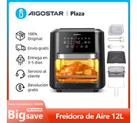 Freidora sin aceite - AIGOSTAR Owen, 1500 W, Negro