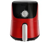 Freidora de aire 4L de 1400 W, freidora de aire caliente eléctrica, sin aceite, cesta antiadherente, puede freír al aire, hornear, calentar y secar, apto para lavavajillas con guía de recetas
