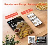 Freidora de Aire Aigostar XXL 7L/2Kg + Doble Cesta Independiente & Set Accesorios 12 en 1 para Freidoras ≥5.5L