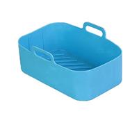 Freidora de aire, bandeja de horno reutilizable de silicona para hornear, ahorro de costos, revestimiento de silicona, revestimiento de piel de oveja, olla de reemplazo, bandeja de horno de silicona