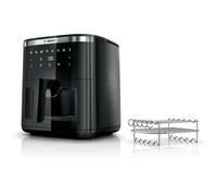 Freidora de Aire Bosch Serie 6 MAF671B1 7,2L 1800W con Temporizador y Función Horneado