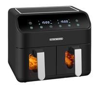 Freidora de aire caliente | 2 cámaras | freidora de aire caliente | 4 en 1 Mini horno | Freidora | Deshidratador | Barbacoa para hornear | Freidora sin aceite | Air Fryer | Horno de aire caliente |