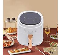 Freidora de aire caliente, 8 L, sin aceite, freidora de aire eléctrica, 1400 W, pantalla inteligente, freidora eléctrica, freidora digital, multiusos, pantalla táctil