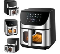 Freidora de aire caliente | 8 litros | Freidora de aire caliente | Mini horno 4 en 1 | Freidora | Deshidratador | Barbacoa para hornear | Freidora sin aceite | Air Fryer | Horno de aire caliente |