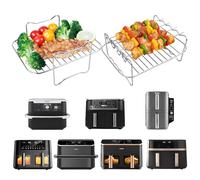 Freidora de aire caliente Accesorios para Ninja Af500, accesorios de airfryer para Ninja Foodi Flexdrawer 10,4 l,