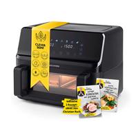 Rachs KOCHWERK Vario freidora de aire caliente de doble cámara 9 L | Airfryer con cámara divisible, pantalla táctil y 8 programas | Freír alimentos sin aceite - bajos en grasa | 2700 W