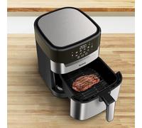 Freidora de aire caliente - TEFAL - EY505D - 4,2 L - 1400 W - Acero inoxidable