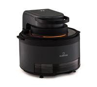 Klarstein Freidora de Aire Caliente 2 en 1 de 1250W, Calentamiento Rápido para Cocinas, Freidora Sin Aceite Compacta, Capacidad 5 l., Fácil de Limpiar, Freidoras Compactas, Air Fryer 6 Programas