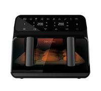 Cecotec Freidora sin Aceite Digital de 9 Litros Cecofry Advance 9000 Window. 2200 W, Dietética, Pared Divisoria Móvil, Temperatura dual de 60-200ºC, Ventana y Tecnología PerfectCook