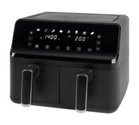 Freidora de aire Clatronic FR 3804 H 8L 2700W doble pantalla LED y 8 programas