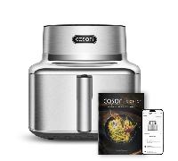 Cosori Iconic Single Freidora de Aire Inteligente 6,2L, Acero Inoxidable