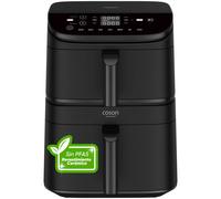 Freidora de Aire Cosori Turbo Tower Ceramic 10,8L 2630W Doble Cesta y Rejilla Extra