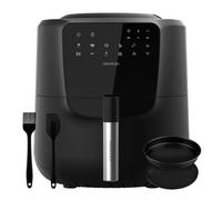 Cecotec Freidora de Aire sin Aceite de 5,5 L Cecofry Rain Pack. Air Fryer con Accesorios. 1550 W, Spray de Aceite Incorporado, Pulverización Automática y Manual, Control Táctil, Autolimpieza