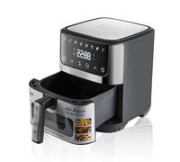 Freidora De Aire De 6 L, Freidora Eléctrica Multifuncional Con Ventana Visible, Pantalla Táctil Inteligente, Cocina Sin Aceite, Electrodoméstico De Cocina 7 En 1