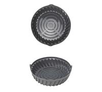 Freidora de aire de silicona reutilizable para forro, resistente al calor, bandeja antiadherente para torre, para cosori para instantáneo, para Russell Hobbs para Tefal Salter, 22 cm, azul, gris, rojo