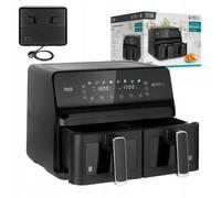 Freidora de aire doble cesta Teesa AIR FRYER DUAL POT 8L 2700W panel táctil