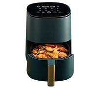 Freidora de aire, freidora eléctrica inteligente sin aceite de 2,5 l, temporizador y control de temperatura ajustable, sartén antiadherente, mini horno freidora multifunción, cocina saludabl