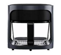 Freidora De Aire, Freidora Eléctrica Sin Aceite De 6 L Con Pantalla Led Y 7 Preajustes, Diseño Visual De Vidrio Automático Con Vista Panorámica, Ajuste De Temperatura Para Una Cocción Rápida Y Saludab