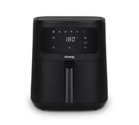 H.Koenig Freidora de aire XL FRY860, Capacidad 6L, Cocina hasta 8 personas, Ajustable 80-200°C, 5 Modos de Cocción, Temporizador 60min, 6 Programas, Pantalla Táctil