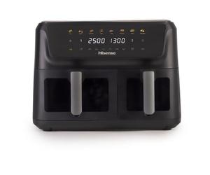 Freidora de Aire Hisense HAF2700DCD 11L 2700W Doble Cesta con 8 Programas