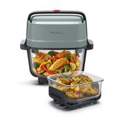 Freidora de aire Moulinex Crisp & Go FY7014E0 5,2 L 1700 W de cristal