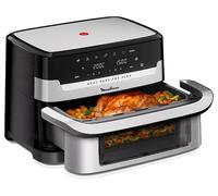 Freidora de aire - Moulinex Dual Easy Fry Flex EZ922D, 2700W, 9L, 7 programas,